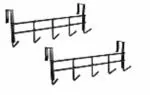 CSM Alloy Steel Hook Hanger, Hanging Organizer Rack with no Hole/Drilling Required - Pack of 2
