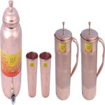 Shivshakti Arts SSA-2460-4-2 Jug Glass Set (Copper)