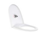 Kohler White Plastic Quiet Close Toilet Seat for Bathroom