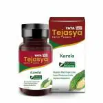 Tata 1mg Tejasya Karela Capsule Helps In Maintain Metabolism, Protect From Harmful Free Eadicals (Pack of 1, 500mg)