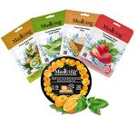 MasKing Beauty Facial Sheet Mask with Real extract of Kiwi, Aloe Vera, Rice & Strawberry Ideal for Women & Men (Combo Pack of 4) | Diva Orange Nail Polish Remover 30 Round Pads (Pack of 1)