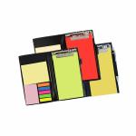 COI Memo Neon/Yellow and Crimson Red Note Pad Organiser/Memo Notebook Holder for Office and Gifting Purpose (Set of 3)