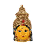 Sri Yagnaa - Ammavari Face with Full Work - Amman Face - Varalakshmi Face - Devi Face (7 inch)