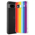 Fashionury Back Cover for Google Pixel 8a Designer, Printed,Transparent,Flexible, Silicon -D2004