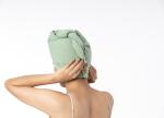 Doctor Towels Musa Double Cloth Hair Towel, Sage Green Pack of 1 (25x65 cm )
