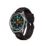 Aqfit W14 4.2 Bluetooth 1.33 Inch Fitness Smartwatch (Black And Red)