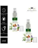 Menjewell Pack Of 2 Ambery Basil Floral Musk Eau de Parfum - 16 ml (For Men)