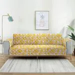 Cortina Reversible Sofa Cover | 100% Polyester Quilted Fabric | Couch Covers, Machine Washable | Suitable for Home, Office, Birthday, Anniversary, and more | Soft Cover 3 Seater