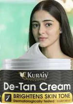 KURAIY Pure De tan Cream| 2% Kojic Acid, Alpha Arbutin, Mulberry|Tan removal Cream,Sun burn (50 g)