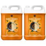 BLISS & BLUSH Dish wash Liquid orange 10Liter Biodegradable, Non-Toxic, Eco-friendly | Baby & Pet safe