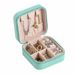 YASHRON Travel Jewellery Organiser Small Portable Display Storage Box Case with Dividers Container