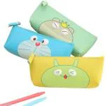 Crackles Cute Eyes Pencil Pouch Case For Kids Boys And Girls Student To Store- Pack Of 6