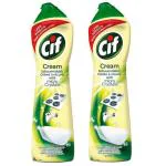 Cif Multi Purpose Cleaner With Cream And Micro Crystals Lemon, 500 Ml (Pack Of 2)