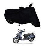 Feelitson Black Water Proof Bike Body Cover With Buckle Belt For Honda Activa 125