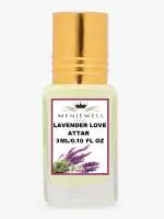 Menjewell Lavender Love Long Lasting 3ML Attar/Perfume (Floral)