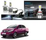 Feelitson White Car C6 H4 Compact Design 36W/3800Lm Led Headlight For Tata Manza (Pack Of 2)
