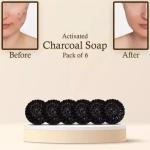 Badahair Activated Charcoal Bath Soap, 100 G (Pack Of 6)