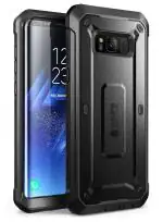 SUPCASE Unicorn Beetle For Galaxy S8 Black Screen Protector,Holster Front And Back Cover