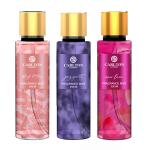 Carlton London Women Juicy Secrets, New Love and Blush&Tease Body Mist Set of 3- 250ml each