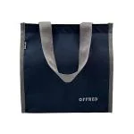 OFFRED Lunch Bag Office Tiffin Bags for Men Women | Insulated Hot/Cold Travel Lunch Bag | for Lunch Tiffin Box & Bottle | for Office, School, Picnic & School in black color