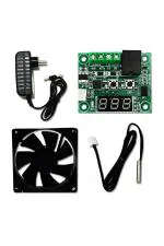 Robotbanao Combo for DIY Incubator W1209 12V DC Digital Temperature Controller Board RBAZ1-1003