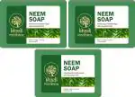 MeriBana Khadi Neem Handmade Bath Soap (3 x 125 g)