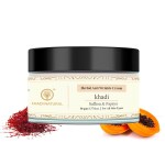 Khadi Natural Saffron and Papaya Herbal Anti Wrinkle Cream, Prevents premature aging 50g