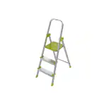 Nouvetta - Zenith Aluminium Ladder - Green 3 Steps