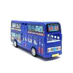 AP KIDS TOYS Double Decker Bus Toy for Kids | Heavy Duty Stylish Big Size Bus | Non Electric Bus Vehicle (Blue)