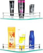 See Inside Glass Wall Shelf  (Number of Shelves - 2, Clear)