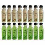 Eviya (Combo of 16) Natural Kiwi Aloevera And Litchi Aloevera Pulp and Juice For Health (8 Kiwi Aloevera + 8 Litchi Aloevera)