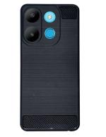 Fastship Silicone Hybrid Rubber Case Back Cover for Infinix X6516 / Smart 7 HD - Black