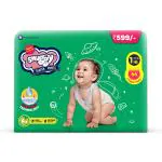 SNUGGY Diaper Pant - Newborn 66's pack, 2-5 kgs, Rapid Absorption, Anti - Bacterial