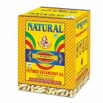 Natural - Filtered Ground Nut Oil | Peanut Oil For Cooking | Zero Cholestrol | Added Vitamins | Healthy Cooking | 15 Ltr | Pack of 1