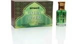 Almeem Green Ajmeri Woody, Amber Floral Attar for Men and Women, 12 ml