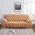 House of Quirk Universal Double Seater Sofa Cover Big Elasticity Cover for Couch Flexible Stretch Sofa Slipcover (Antique Prism, 145-185cm)