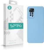 Sprig Liquid Silicone Blue Back Cover For Mi Redmi Note 11 Pro Plus