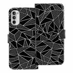 Knotyy Moto G52, Motorola G52 Black Faux Leather Back Cover Flip Cover (Pack of 1)