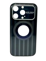 Ziome Back Cover for iPhone 15 Pro Auto Focus Case Soft Matte PC Glass Protective Camera Lens Plating TPU Cover for iPhone 15 Pro (Black)[Free Camera Lens Protector]