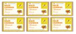 YNB YOURS NATURAL BUDDY Organic Haldi Chandan Handmade SLS & Paraben Free Soap 120g (Pack of 6)