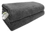 Softspun Grey Microfiber Cloth (Pack of 2)