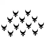 Comet Busters Black Traditional Bindi For Women