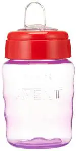 Philips Avent Pink Purple Classic Plastic Spout Cup ,9 m Plus, 260 ml