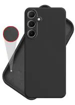 HUPSHY Back Cover for Samsung Galaxy A55 5G (Black, Flexible, Silicon, Pack of: 1)