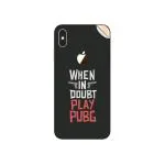GADGETSWRAP Printed Vinyl Skin Sticker for Apple iPhone X/Xs - play-pubg