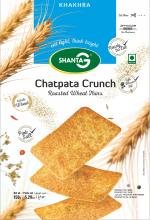 Shanta-G Chatpata Crunch + Punjab-Da-Swad Khakhra | Indian Snacks | Ready to eat snacks | 150 Gms | Pack Of 6