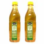 OMJAI CHAMELI Pure Pooja Oil for Puja Deepam/Diya/Lamp Oil (400ml x 2pc)