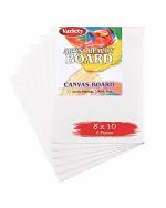 Variety Canvas Painting White Canvas Board 8 x 10 Inch (Pack of 6)
