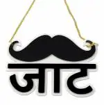 Car Interior Hanging with chain, best suitable for Car View Mirror Material Acrylic Sheet With Adjustable Chain Easy to hang it on the mirror Perfect Gift item for Family, Friends & Your Favorite Car Car Rear View Mirror Decor Ornament