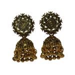 Priyansh Enterprise Handmade Yellow Brass Traditional Earrings For Parties, Festivals For Women
